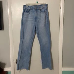 American Eagle light wash denim